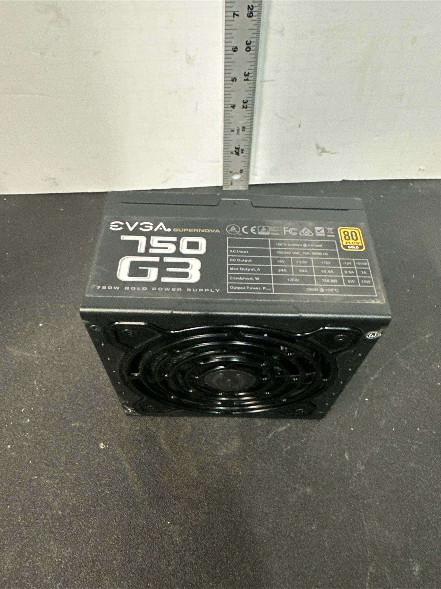 EVGA SuperNOVA 750 G3 750 Watt Fully Modular Power Supply ONLY (NO CABLES) #G1