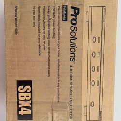 Pro Solutions 4 Room Speaker Selector 