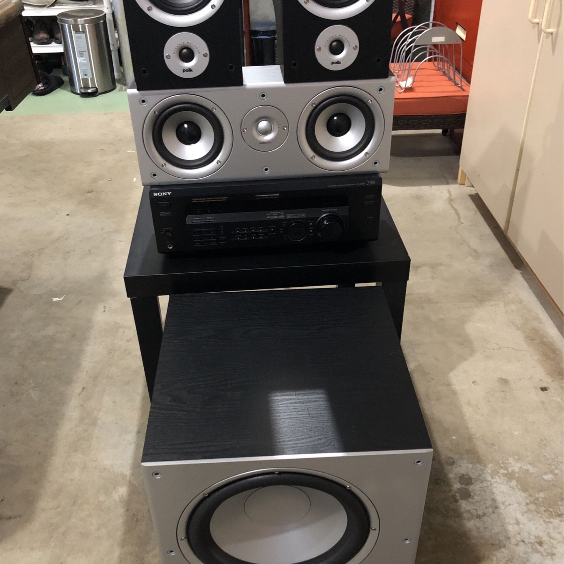 Polk Audio With Sony Receiver