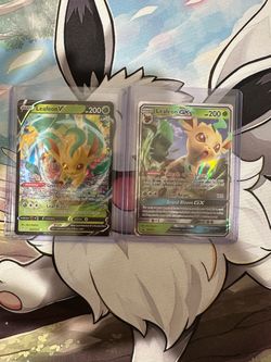 Pokemon Leafeon V and GX