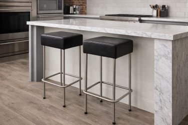 Set Black Bar Stools
