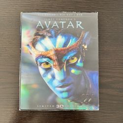 James Cameron’s Avatar 3D Blu-ray, Blu-ray & DVD Movies w/ Slipcover