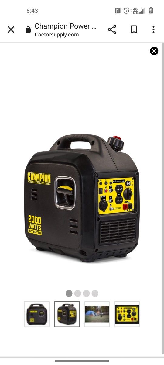 Champion Gas Generator