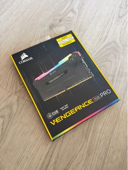 Corsair Vengeance RGB Pro 32GB (2x16GB) DDR4 3200 (PC4-25600) C16 Desktop Memory - Black