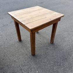 Wooden Pueblo Style Table