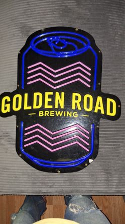 Golden Road Brewing Bar Neon Sign