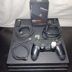 PS4 PRO | 1 Terabyte HDD+  500 gb SSD