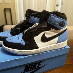 Air Jordan 1 High UNC Toe Size 10