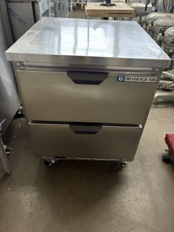 Beverage air 2 door worktop freezer