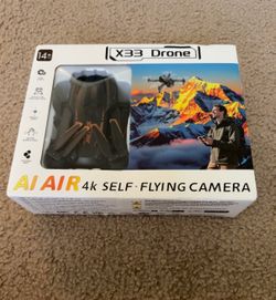 X33 AI Drone 4K Camera Self-Flying Foldable RC Quadcopter Optical Flow 360° Obstacle Avoidance