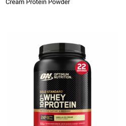 Optimum Nutrition Gold Standard 100% Whey Vanilla Ice Cream Protein Powder
