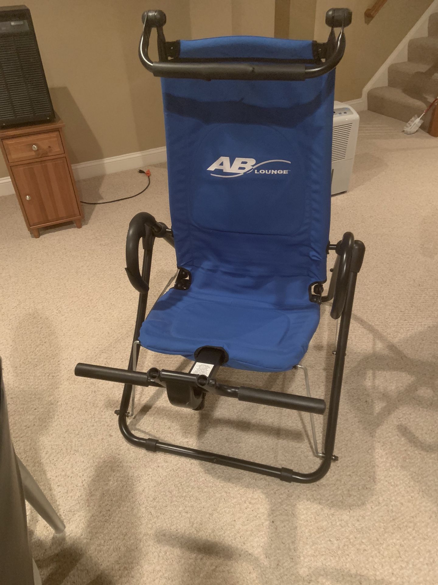 Ab lounge chair/ sit-up crunch Exercise