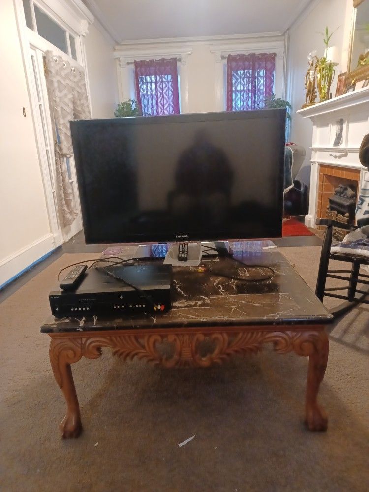 Samsung, 43" TV and Funai 4 Head DVD Recorder