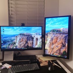 LG IPS Monitors and Desk Stand