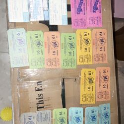 Vintage Mariners Tickets And Score Cards