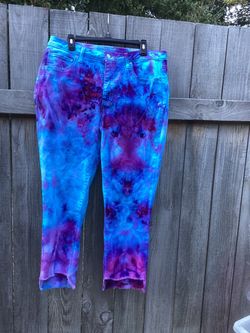 Tie dyed pants, Time  and True, size 16