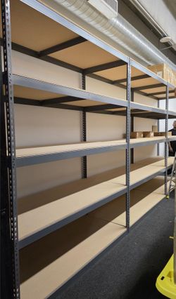 Boltless Shelving 5 Tier 72 in W x 30 in D Storage Racks Similar to Uline Stronger Than Homedepot Lowes and Costco Delivery Available