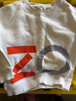 Kenzo Kids White Sweatshirt Size 8A/128