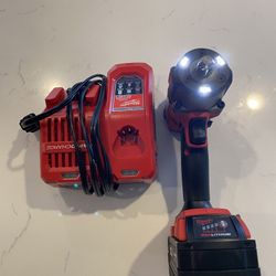 Milwaukee 1/2 Inch Impact  Wrench With 3.0 AH Battery And Charger