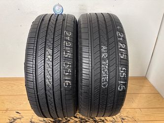 2 tires 215 55 16 Cooper endeavor like new no repairs