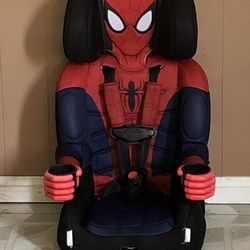 PRACTICALLY NEW SPIDER MAN BOOSTER CAR SEAT 2 IN 1