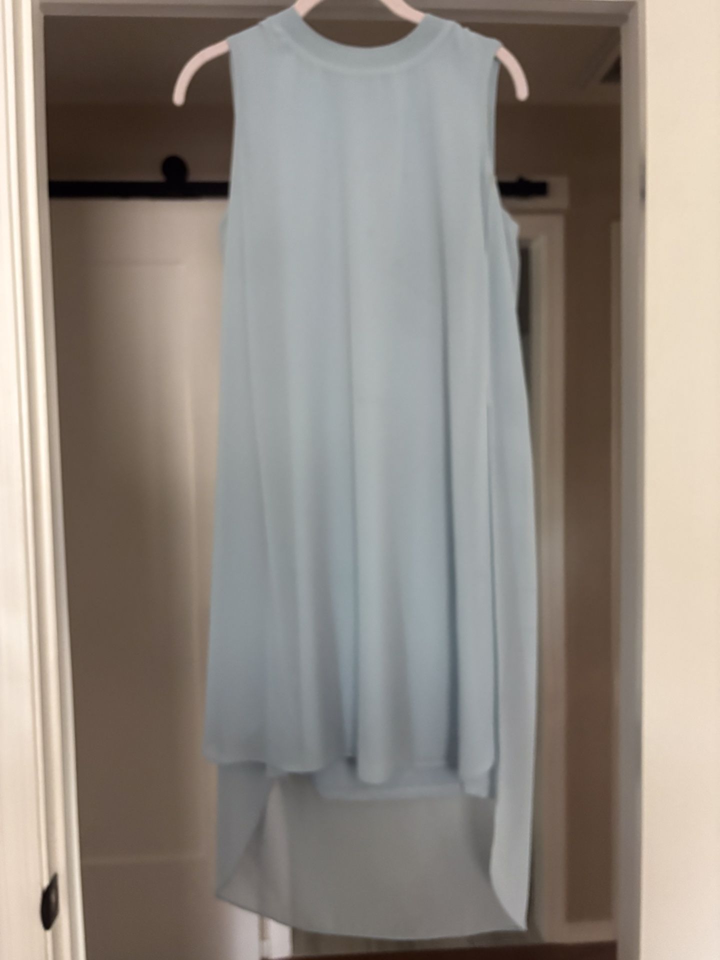 Chiffon aqua Dress
