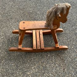 Real Wood Rocking Horse