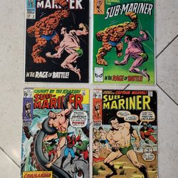 Marvel Namor Sub-Mariner Comic Lot of 4 VG/NM