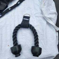 Assortment Of exercising equipment.