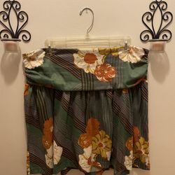 Vintage chic floral skirt