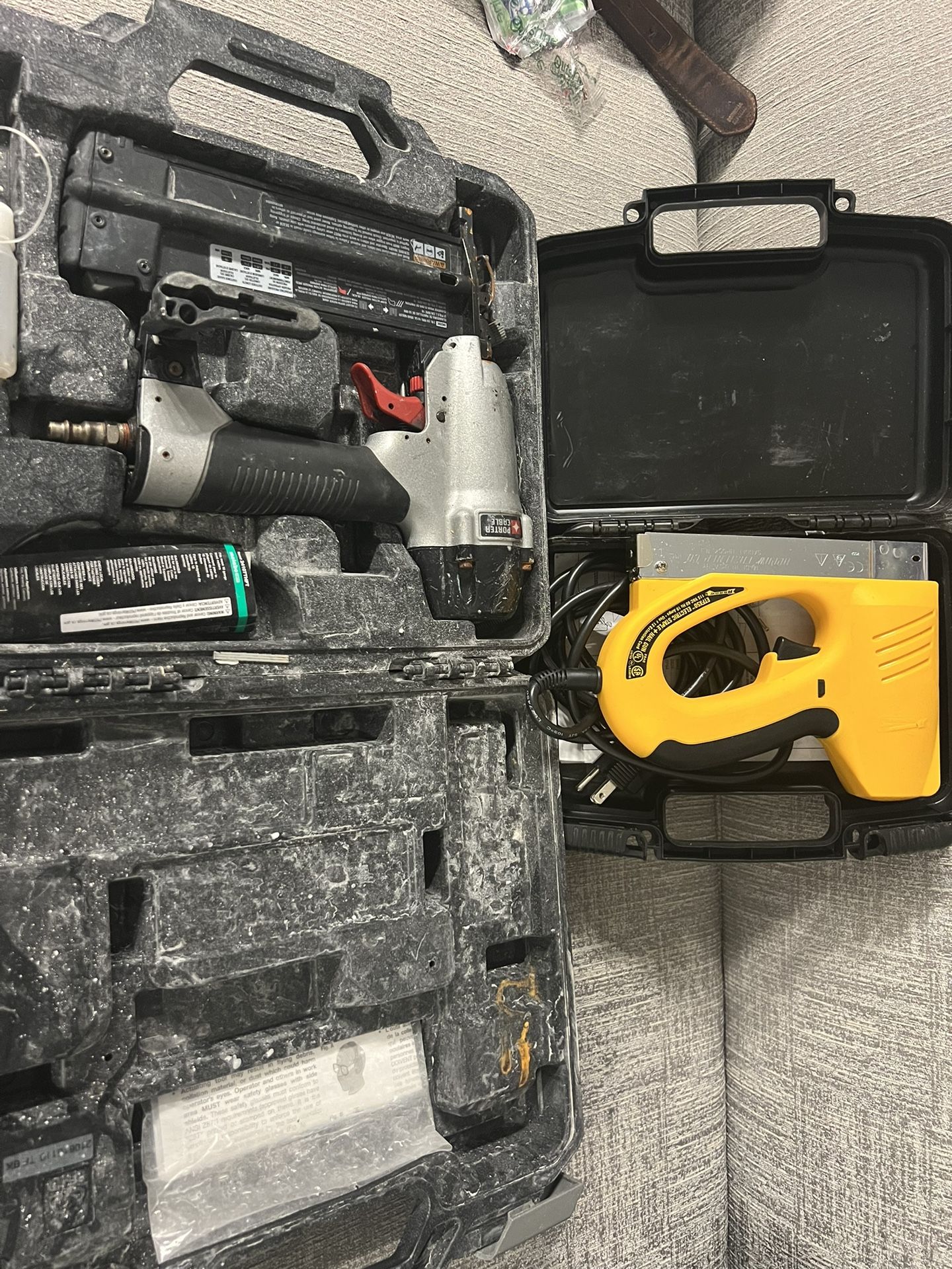 Finish Nailer And Corded Stapler