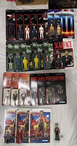 Lot of 22 Funko Super7 Reaction Figures