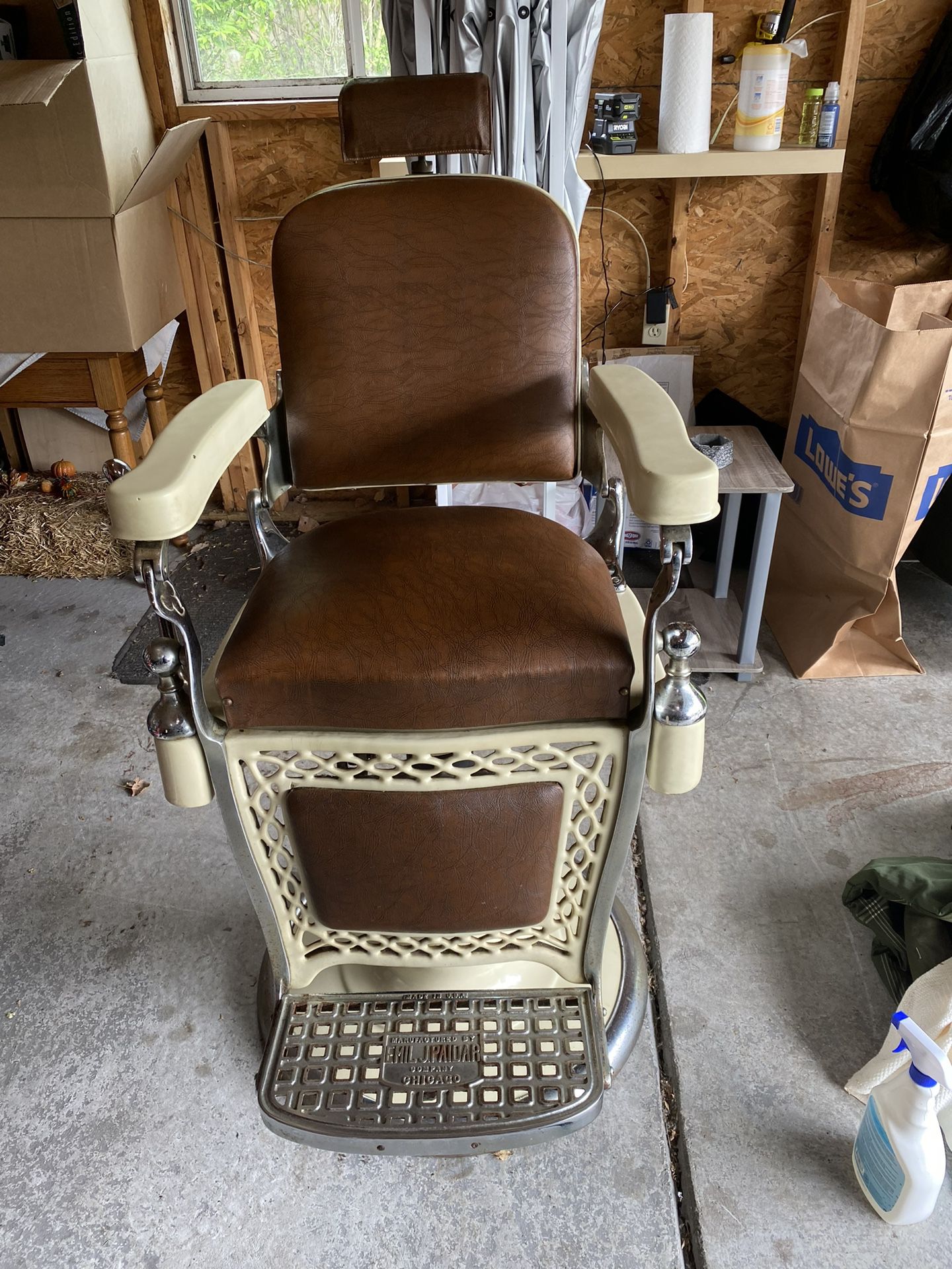 Emil J Paidar Barber Chair - Vintage - Antique - Chicago