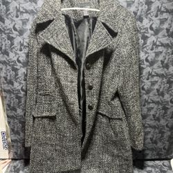 East 5th Vintage Coat Black/gray Size XL  Pre-owned. 