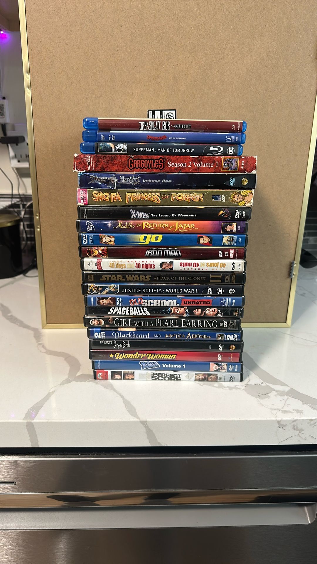 DVD Movies Bundle Stack