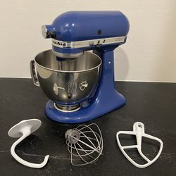 Blue Artisan Kitchenaid Mixer 
