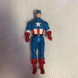 Vintage 1990 Marvel Comics Captain America Collector Toy Action Figure (loose)