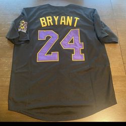 Kobe Bryant LA Lakers Los Angeles Lakers Baseball Jersey NBA Basketball Medium M