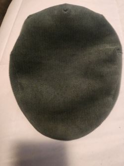 Brixton Hooligan Flat Cap - Green Corduroy (Size M)