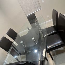 6 Seat Dining Table Set 