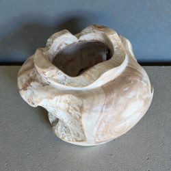 Whitewashed Teakroot Solid Wooden pot planter