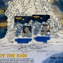 (2) 4-day Ikon Session Passes ‘25-‘26 (Mammoth, Palisades STILL OPEN)