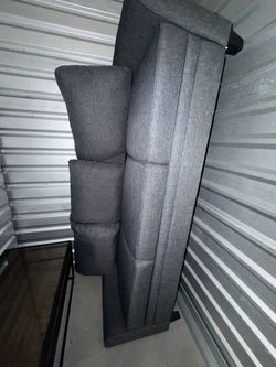 Navy blue/ grey couch