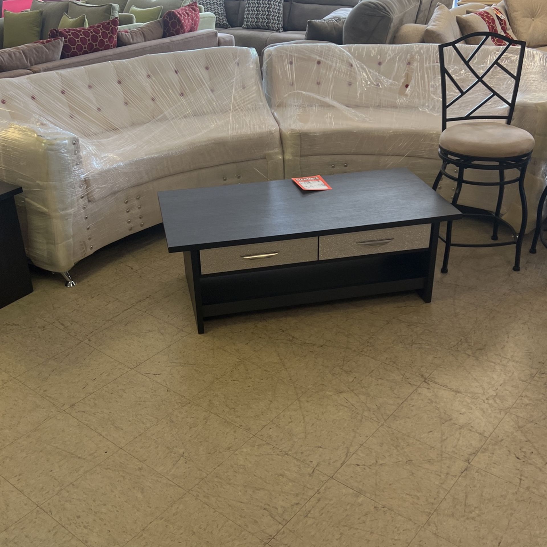 White sectional
