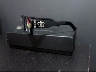 Chrome heart glasses