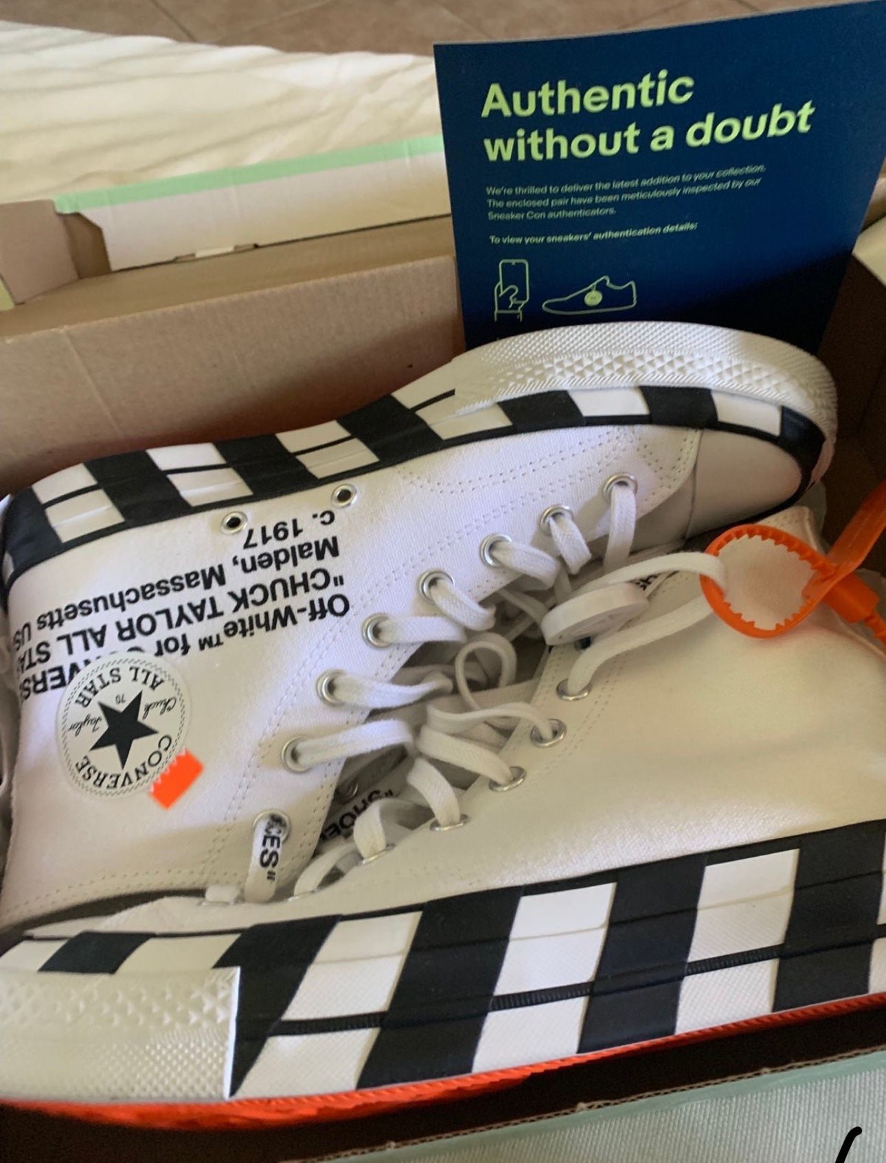 OFF WHITE CONVERSES (REAL)