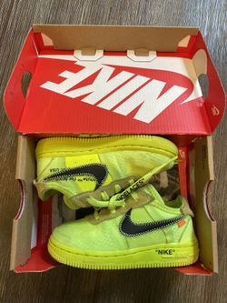 Used The Ten Nike X Off White AF1 Volt (TD) - 8C