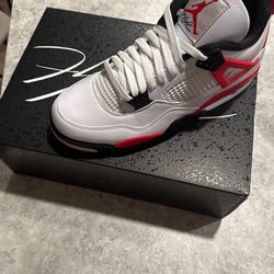 Retro 4 Red Cement Size 10