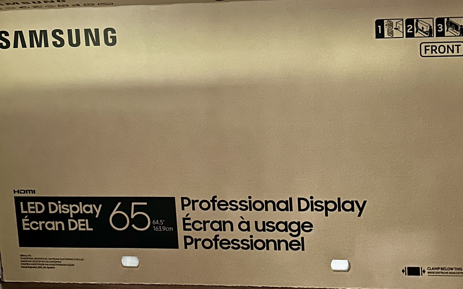 Samsung 65” LED Display TV for Sale in Mustang Ridge, TX - OfferUp