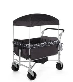 NEW Safety 1st Summit Sprint Quad Wagon Stroller 4 Seater in Charcoal Camo